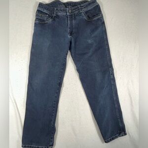 Kuhl Disruptr Jeans Mens 36x30 Dark Blue Wash Denim Tapered Fit Style 5144